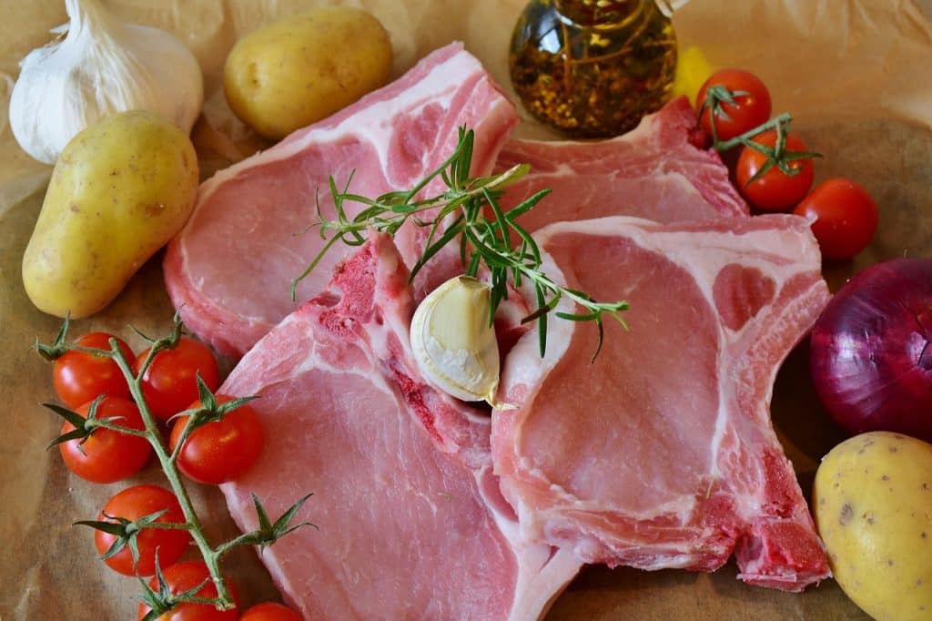 ingrédients roti de porc
