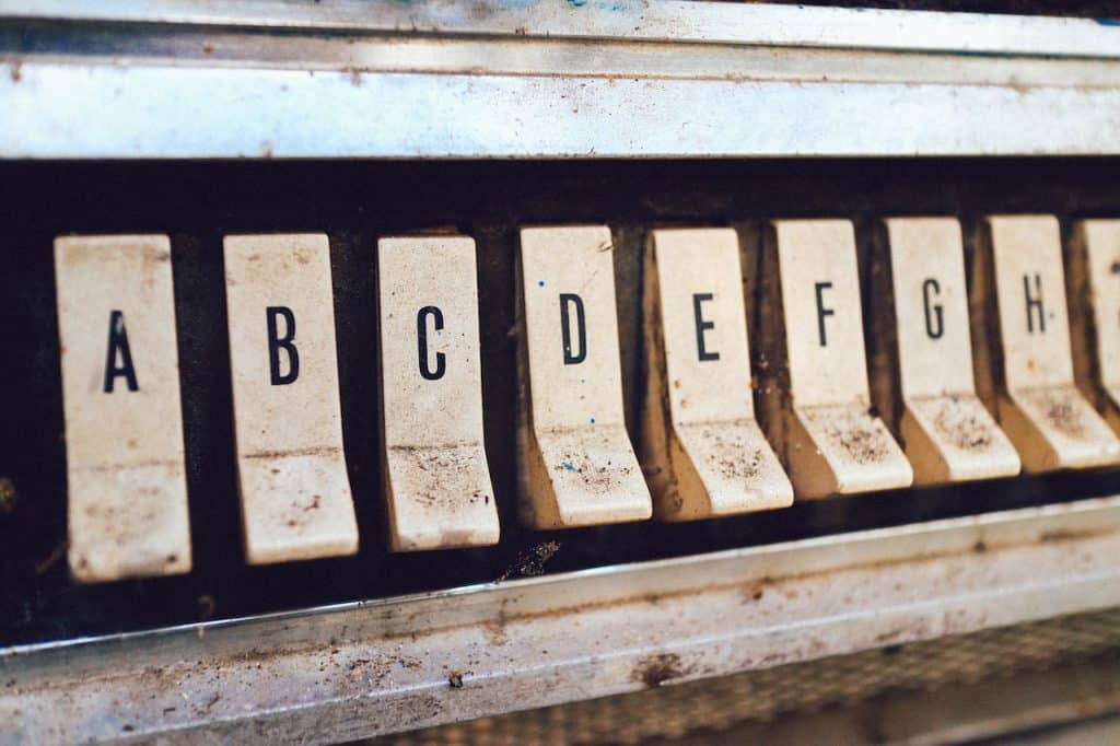 lettre alphabet latin